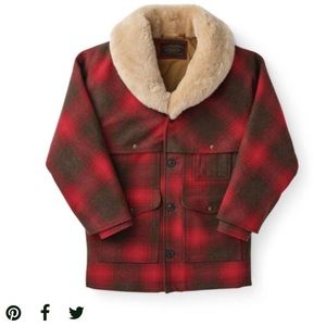 Brand new Filson lined wool Packer coat.